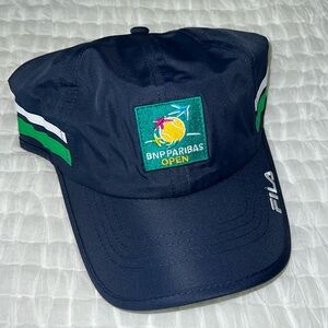 Fila BNP Paribas Tennis Open Official Hat, NEW